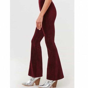 Forever 21 Maroon Flared Leggings/Harem Pants